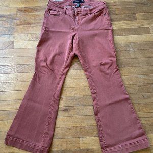 Torrid 14 short flare rust colored jeans